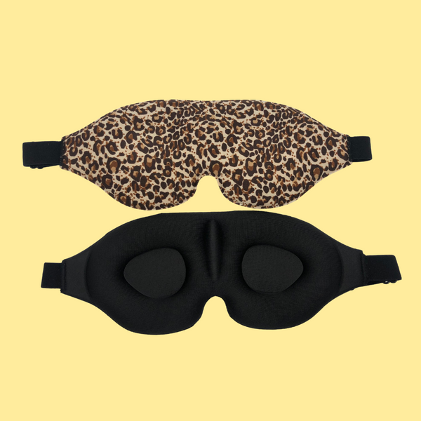 3D Cheetah Print Sleep Mask